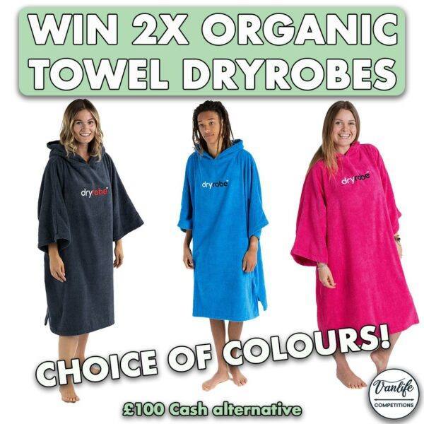 Win 2x Organic Towel DryRobes!